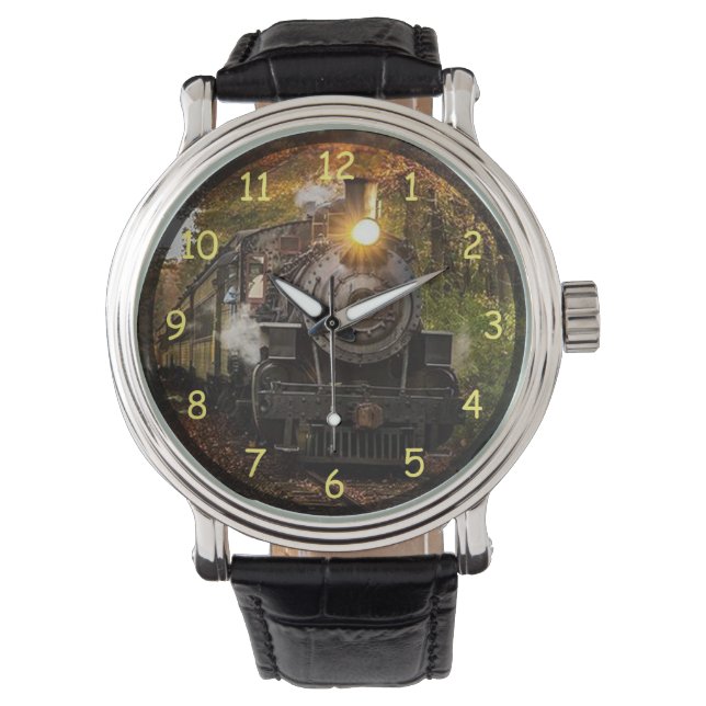 Vintage Steam Engine Train Watch (Front)