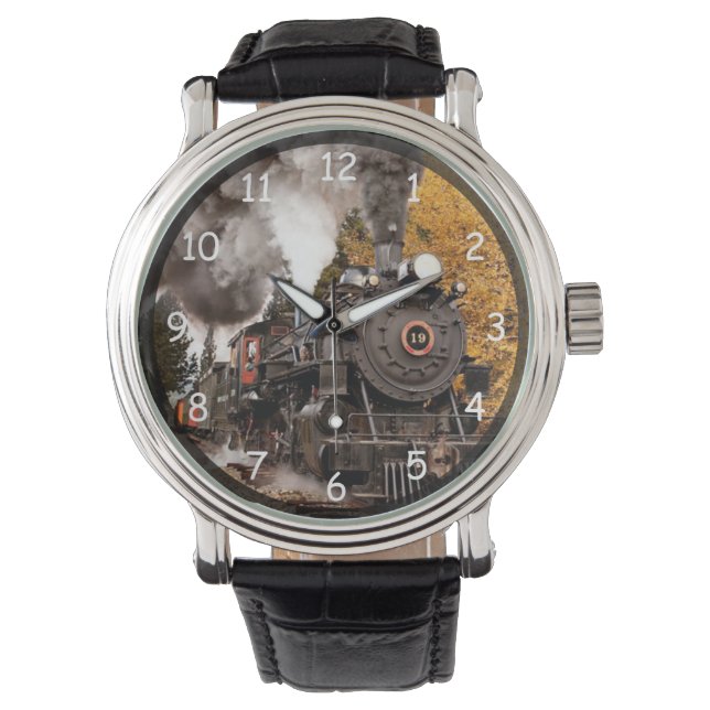Vintage Steam Engine Train Watch (Front)