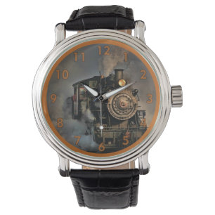 Vintage Steam Engine Train Watch