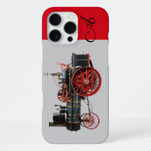 VINTAGE STEAM LOCOMOTIVE MONOGRAM iPhone CASE