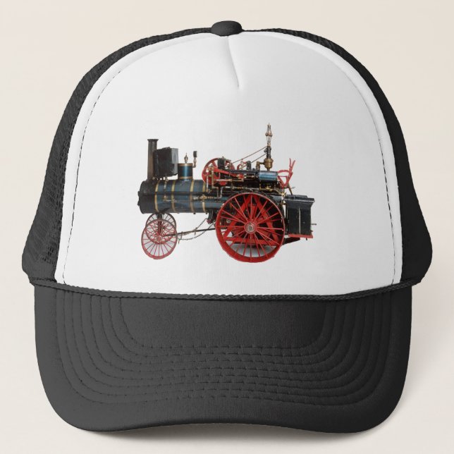 VINTAGE STEAM LOCOMOTIVE TRUCKER HAT (Front)