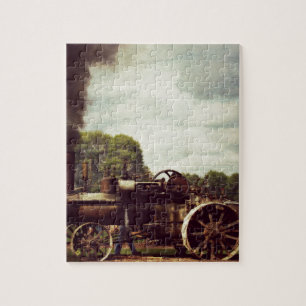 Vintage Steam Power, Vintage Tractor Jigsaw Puzzle