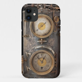 Vintage Steam Punk Clock iPhone 11 Case