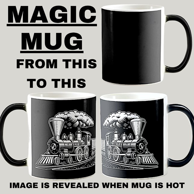 Vintage Steam Train Engine      Magic Morphing Mug (Creator Uploaded)