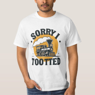 Vintage Steam Train – Funny Tooting Pun Shirt