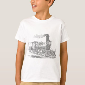 Vintage Steam Train Railway Locomotive T-Shirt