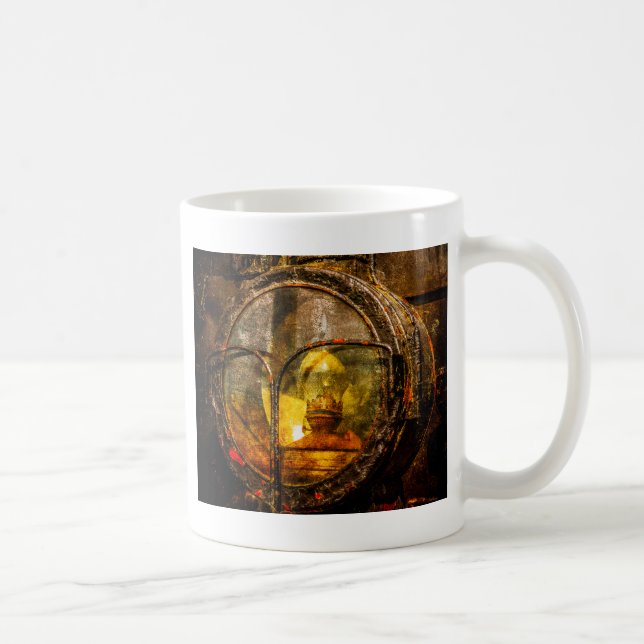 Vintage Steam Train - The Headlight Coffee Mug (Right)