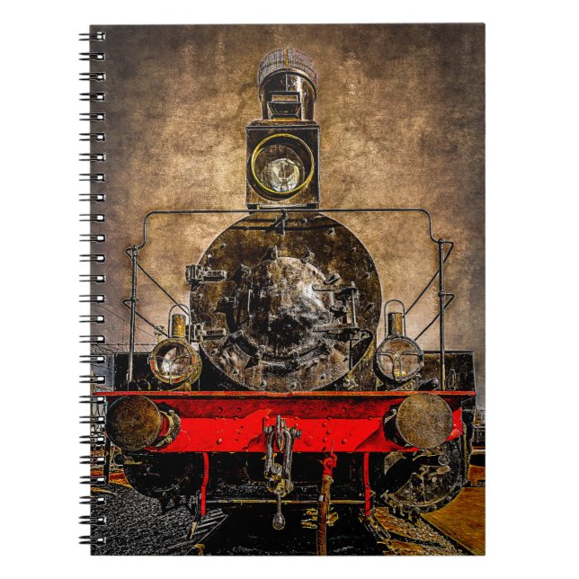 Vintage Steam Train - The Veteran Notebook (Front)