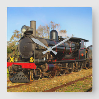 Vintage Steam Train Wall Clock