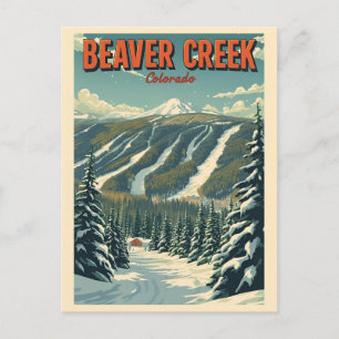 vintage Steamboat Springs Colorado rivers gifts Ho Holiday Postcard