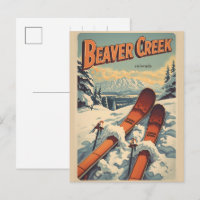 vintage Steamboat Springs Colorado skis gifts