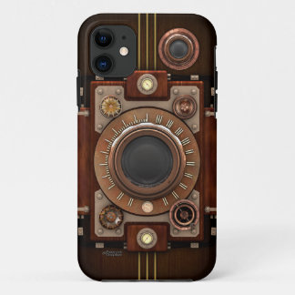 Vintage Steampunk Camera #1B iPhone 11 Case