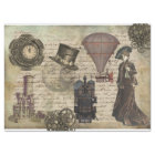 Vintage Steampunk Decoupage Victorian Grunge Gears