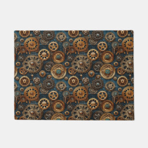 Vintage steampunk  doormat