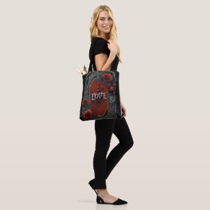Vintage steampunk elegance clockwork Roses of Love Tote Bag
