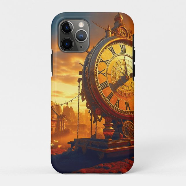 Vintage Steampunk iPhone 11 Case (Back)