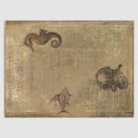 Vintage Steampunk Seahorse and Diving Helmet Craft