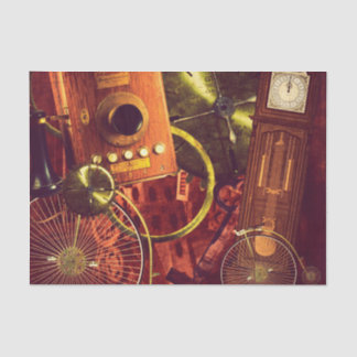 Vintage Steampunk Wallpaper Tissue Paper