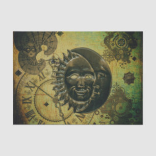 Vintage Steampunk Wallpaper Tissue Paper