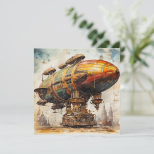 Vintage Steampunk Zeppelin (1)