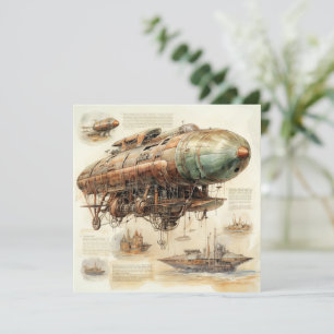 Vintage Steampunk Zeppelin (4)
