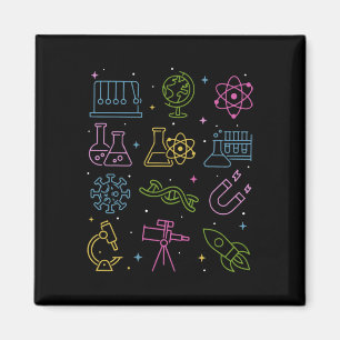 Vintage Stem Science Technology Engineering Math T Magnet