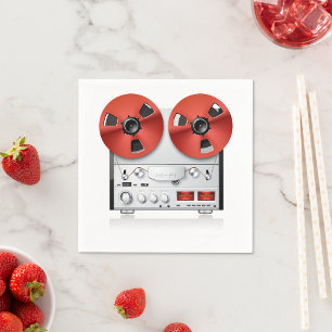 Vintage Stereo Paper Napkins