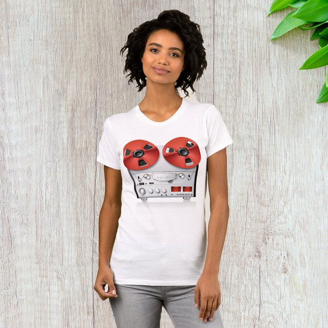 Vintage Stereo Womens T-Shirt (Creator Uploaded)