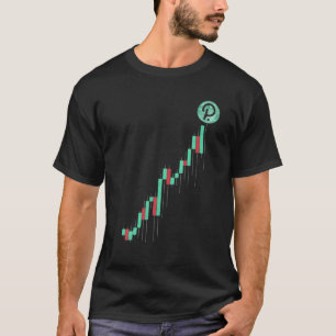 Vintage Stock Chart Polkadot DOT Coin To The Moon T-Shirt