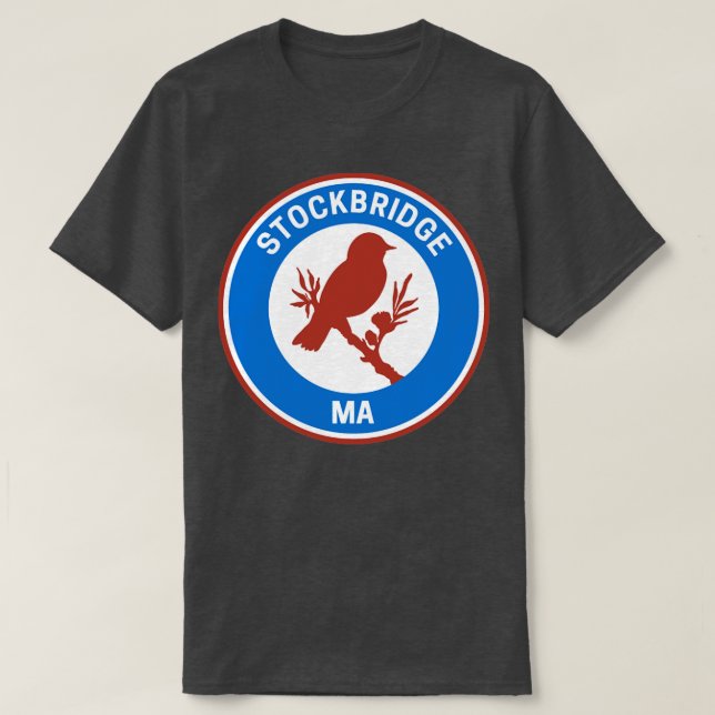 Vintage Stockbridge Massachusetts  T-Shirt (Design Front)