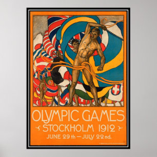 Vintage Stockholm Sweden - Poster