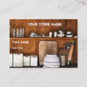 Vintage Store / Bake Shop Business Cards