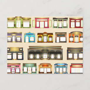 vintage stores postcard
