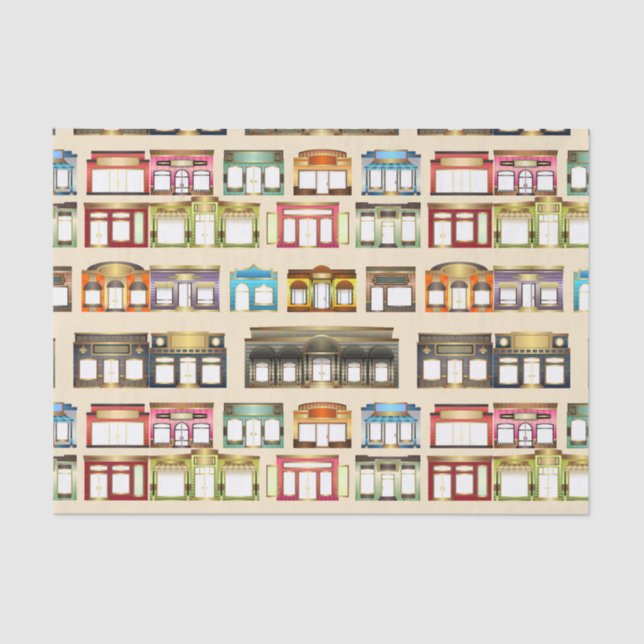 vintage stores tissue paper (Front)