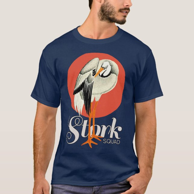 Vintage Stork Squad T-Shirt (Front)