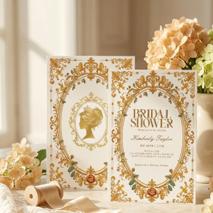 Vintage Story Book New Chapter Bridal Shower Invitation