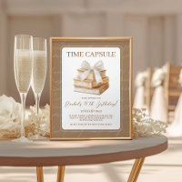 Vintage Storybook Time Capsule Table Sign