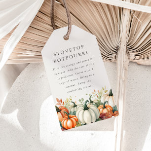 Vintage Stovetop Potpourri Thanksgiving Favour Tag