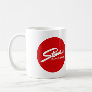 Vintage Stowe, VT outdoor winter trails ski slops  Coffee Mug