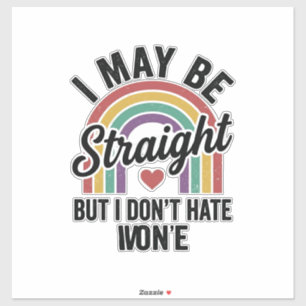 Vintage Straight But Kind Rainbow Pride Shirt_1