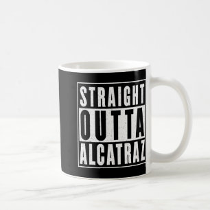 Vintage Straight Out Of Alcatraz Funny Trump Costu Coffee Mug