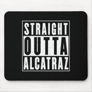 Vintage Straight Out Of Alcatraz Funny Trump Costu Mouse Pad