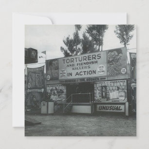 Vintage "Strange Attraction" Flat Note Card