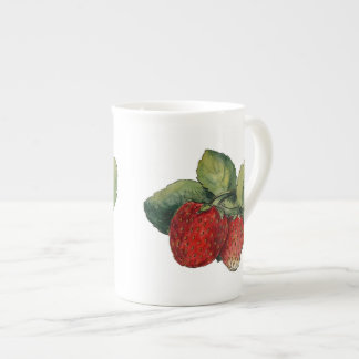 Vintage Strawberries Bone China Mug