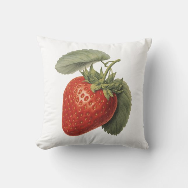 Vintage Strawberry  Cushion (Front)
