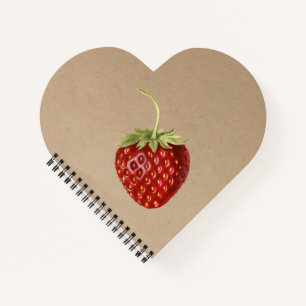 Vintage Strawberry Notebook