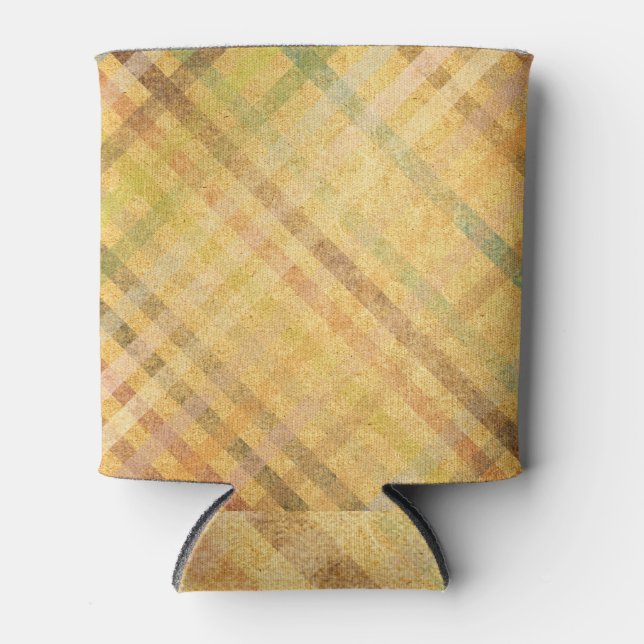 Vintage striped abstract background. can cooler (Front)