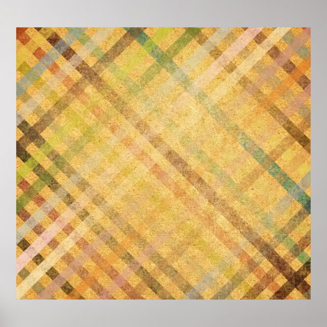 Vintage striped abstract background. poster (Front)