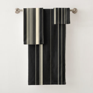 Vintage Stripes Bath Towel Set