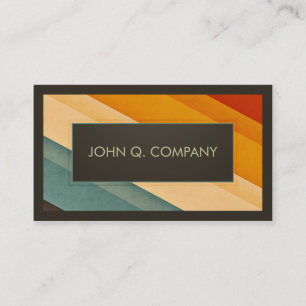 Vintage Stripes Business Card